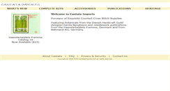 Desktop Screenshot of cantataimports.com